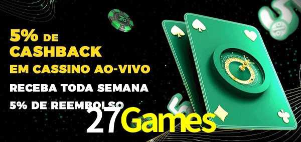Promoções do cassino ao Vivo 27Games